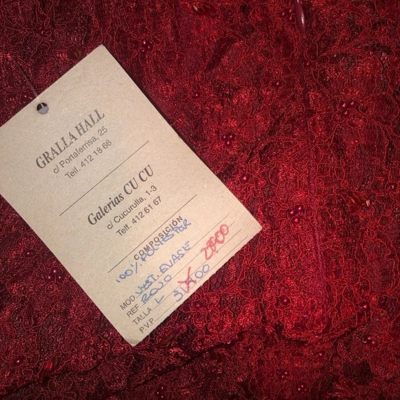 Spanish Beaded Dress with Shawl - Picture 8 of 15